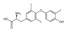 3,5,3'-triiodo-dl-thyronine结构式