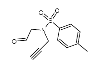 4-methyl-N-(2-oxoethyl)-N-(prop-2-yn-1-yl)benzenesulfonamide Structure