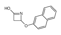 4-naphthalen-2-yloxyazetidin-2-one结构式