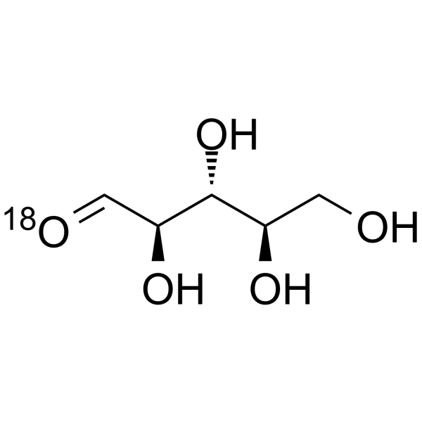 D-(-)-核糖 18O结构式