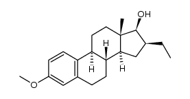 3-methoxy-16β-ethyl-1,3,5(10)-estratrien-17β-ol Structure
