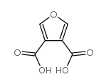 3,4-Furandicarboxylic acid Structure