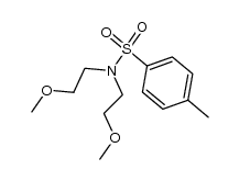 N,N-bis(2-methoxyethyl)-p-toluenesulfonamide结构式