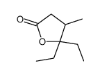 5,5-diethyl-4-methyloxolan-2-one Structure