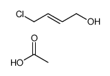 acetic acid,4-chlorobut-2-en-1-ol结构式