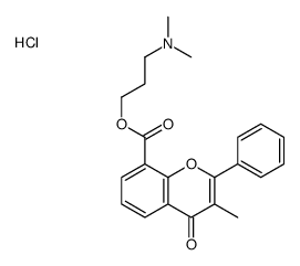 dimethyl-[3-(3-methyl-4-oxo-2-phenylchromene-8-carbonyl)oxypropyl]azanium,chloride结构式