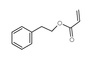 2-苯基乙基 丙烯酸酯结构式