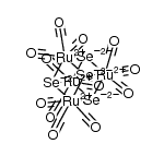 Ru4(CO)12(μ3-Se)4 Structure