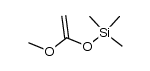 1-methoxy-1-trimethylsiloxyethene Structure