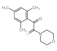 2-morpholin-4-yl-2-sulfanylidene-1-(2,4,6-trimethylphenyl)ethanone Structure