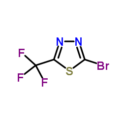 2-溴-5-三氟甲基-1,3,4-噻唑结构式