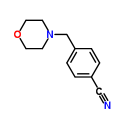 4-(4-吗啉基甲基)苯腈结构式