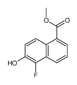 5-Fluoro-6-hydroxy-naphthalene-1-carboxylic acid methyl ester structure