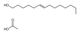 acetic acid,tetradec-6-en-1-ol结构式