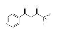 4,4,4-三氟-1-(吡啶-4-基)-1,3-丁二酮结构式