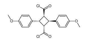 p,p'-Dimethoxy-α-truxillsaeure-dichlorid结构式