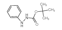 1-(叔丁氧基羰基)-2-苯肼结构式