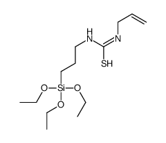 1-allyl-3-[3-(triethoxysilyl)propyl]thiourea Structure