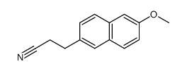 2-Methoxynaphthalen-6-propionitril Structure