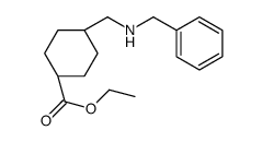 (1r,4r)-乙基 4-((苄基氨基)甲基)环己烷羧酸结构式
