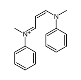 methyl-[3-(N-methylanilino)prop-2-enylidene]-phenylazanium结构式