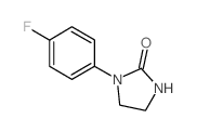 1-(4-Fluorophenyl)tetrahydro-2H-imidazol-2-one结构式