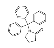 1-trityl-pyrrolidin-2-one结构式