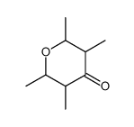 2,3,5,6-tetramethyloxan-4-one Structure
