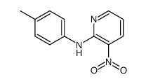 N-(4-methylphenyl)-3-nitropyridin-2-amine结构式