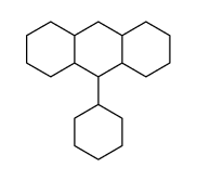 9-cyclohexyl-1,2,3,4,4a,5,6,7,8,8a,9,9a,10,10a-tetradecahydroanthracene结构式