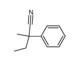 (+-)-2-methyl-2-phenyl-butyronitrile Structure