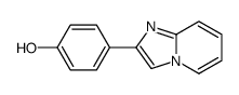 4-咪唑并[1,2-a]吡啶-2-基-苯酚结构式