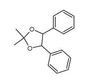 2,2-dimethyl-4,5-diphenyl-1,3-dioxolane Structure
