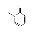 5-碘-1-甲基吡啶-2(1H)-酮结构式
