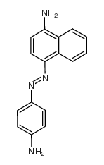 4-[(4-氨苯基)偶氮]-1-萘胺结构式