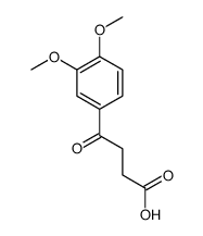 4-(3,4-二甲氧基苯基)-4-氧丁酸结构式