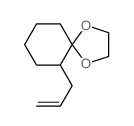1,4-Dioxaspiro[4.5]decane,6-(2-propen-1-yl)- Structure