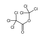 trichloromethyl 2,2,2-trichloroacetate Structure