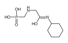 [[2-(cyclohexylamino)-2-oxoethyl]amino]methylphosphonic acid结构式