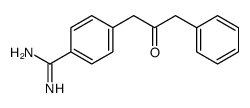 4-(2-oxo-3-phenylpropyl)benzenecarboximidamide结构式