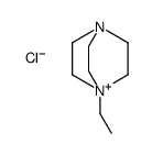 4-ethyl-1-aza-4-azoniabicyclo[2.2.2]octane,chloride结构式