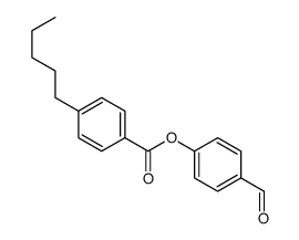 (4-formylphenyl) 4-pentylbenzoate结构式
