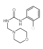 Urea,N-(2-chlorophenyl)-N'-(4-morpholinylmethyl)-结构式