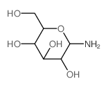 β-D-半乳糖吡喃糖胺结构式