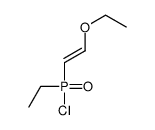 1-[chloro(ethyl)phosphoryl]-2-ethoxyethene结构式