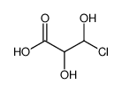 3-chloro-2,3-dihydroxypropanoic acid Structure