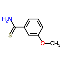 3-甲氧基硫代苯甲酰胺结构式