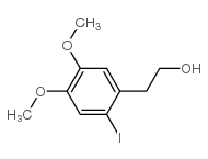2-(2-碘-4,5-二甲氧基-苯基)-乙醇结构式