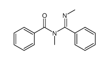 N1-benzoyl-N1,N2-dimethylbenzamidine结构式