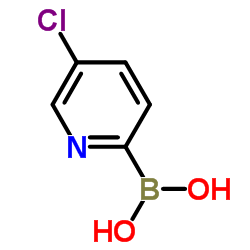5-氯吡啶-2-硼酸结构式